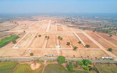 Open plots and properties in Hyderabad with EMI options - Sandalwood farm plots available at USM Infra Go Valley